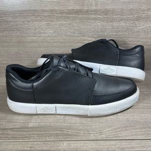 Nike Air Jordan V.5 Grown Low Men Leather Sneakers Black Size 11.5